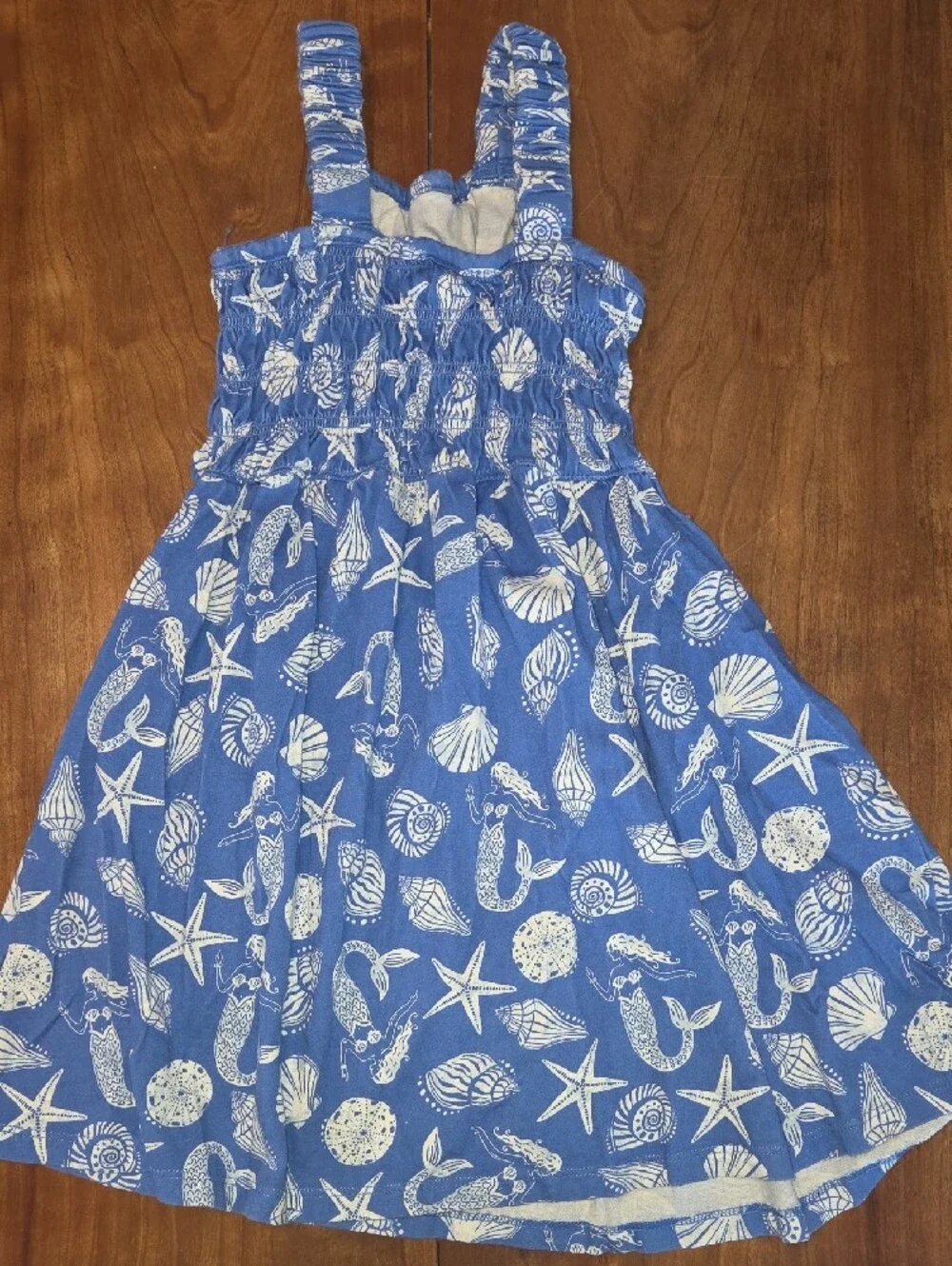 Girls Sunflower Smocked Sundresses - Casual Summer Dresss